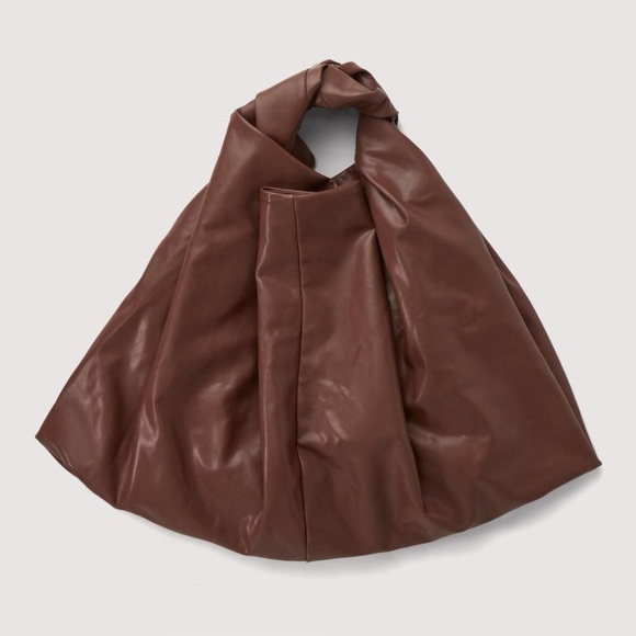 Leo Mid Size Vegan Leather Bag (brown) NWT! - Picture 3 of 4